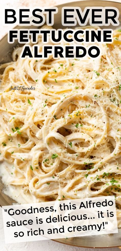 The Best Alfredo, Fettuccine Sauce Easy, The Best Homemade Alfredo Sauce Ever, Home Alfredo Sauce Recipes, The Best Fettucini Alfredo, Fettuccini Alfredo Sauce Recipe, Fettuccine Alfredo Recipes Easy, Fettucini Sauce Homemade, Cream Cheese Alfredo Sauce Recipe