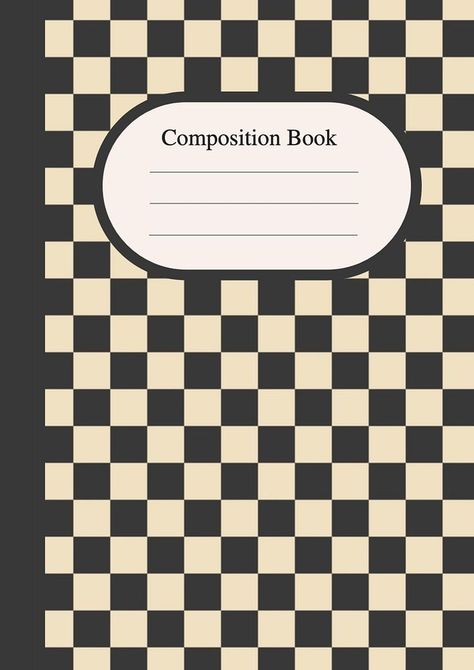 Book Digital Journal, Agenda Cover Design Ideas, Cover Design For Notebook, Composition Book Template, Planner Front Page, School Book Cover Ideas, Digital Diary Template, Digital Journal Template Free, Composition Book Cover Template