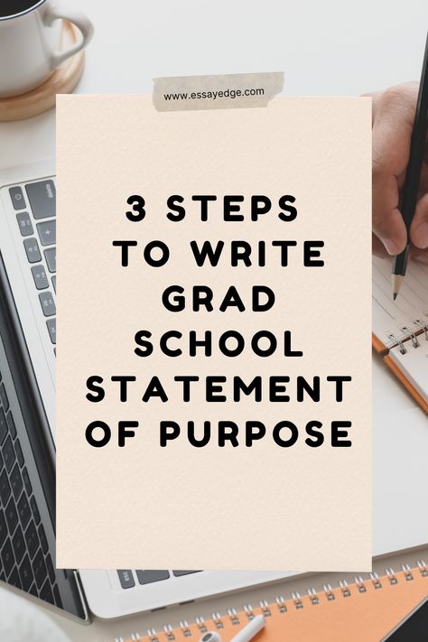 The graduate Statement of Purpose (SOP) is required by most graduate school programs to give the admissions committee an opportunity to evaluate the candidate’s maturity level, writing ability, the potential for success in the program based on preparation and education, and to provide another tool to use in the complicated process of university admissions. Here are 3 simple steps on how to write grad school statement of purpose and what to cover. Grad School Admission Essay, Statement Of Purpose Masters Education, Master Education, Statement Of Purpose, Physical Therapy School, Purpose Statement, Essay Tips, Red Kite, School Application