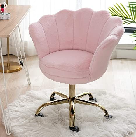 Pink Desk Chair, White Desk Chair, Cute Desk Chair, Adults Bedroom, Bedroom Study Room, Pink Desk, Pink Room Decor, Home Office Chair, Adult Bedroom