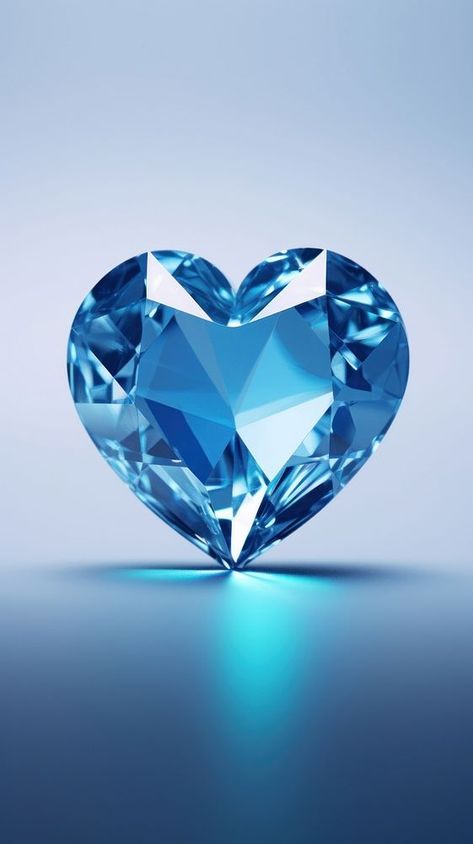 Blue crystal heart gemstone jewelry diamond. AI generated Image by rawpixel. | premium image by rawpixel.com / Ling Crystal Heart Art, Blue Crystal Wallpaper, Blue Crystals Aesthetic, Gemstones Wallpaper, Blue Heart Wallpaper, Diamonds Aesthetic, Blue Objects, Quinceanera Stuff, Blue Diamond Jewelry