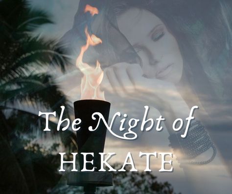 Night Of Hekate, Greek Goddess Of Magic, Green Witchery, Goddess Of Magic, Goddess Hecate, The Underworld, The Crossroads, Greek Goddess, The Goddess