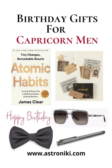 this article is all about the Best Birthday Gifts For Capricorn Man To Win His Heart. luxurious gifts for capricorn man, last minute gifts for capricorn man, and unique gifts for capricorn man. Capricorn Gift Ideas, Capricorn Man, Capricorn Gifts, Capricorn Girl, Candy Store, Best Birthday Gifts, Good Habits, Last Minute Gifts, Gift Guide