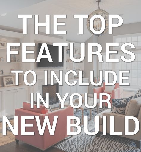 Must Have When Building A House, Planning To Build A House Checklist, Smart Home Building Ideas, Things To Add When Building A House, Building A New House Checklist, New House Checklist Building, Home Design Checklist, Whole House Remodel, Building A Home On A Budget