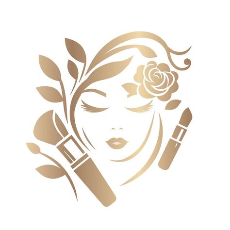 Beauty Icons Logo, Skin Care Logo Ideas, Beauty Shop Logo, Beauty Salon Logo Design, Logo Beauty Salon, Beauty Care Logo, Makeup Artist Logo Design, Spa Logo Design, Cosmetics Logo