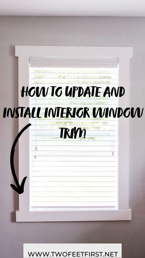 Installing craftsman style window trim is a great way to add some character and detail to your home. This easy DIY project can be completed rather quickly and it's a great way to improve the look of your home without spending a lot of money. Follow these simple steps to install craftsman style window trim on your own. Trim Around Windows Interior Farmhouse, Diy Door And Window Trim, How To Trim Out Windows Interior, Window Trims Interior Modern, Wide Trim Around Windows, Simple Craftsman Window Trim, Easy Craftsman Window Trim, Shiplap Window Trim, Shaker Style Trim Moldings Window Casing