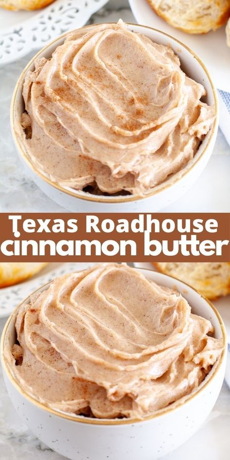 Roadhouse Cinnamon Butter, Texas Roadhouse Cinnamon Butter, Roadhouse Butter, Texas Roadhouse Butter, Bread Pancakes, Flavored Butter Recipes, Butter Recipes Homemade, Honey Butter Recipe, Flavored Butter