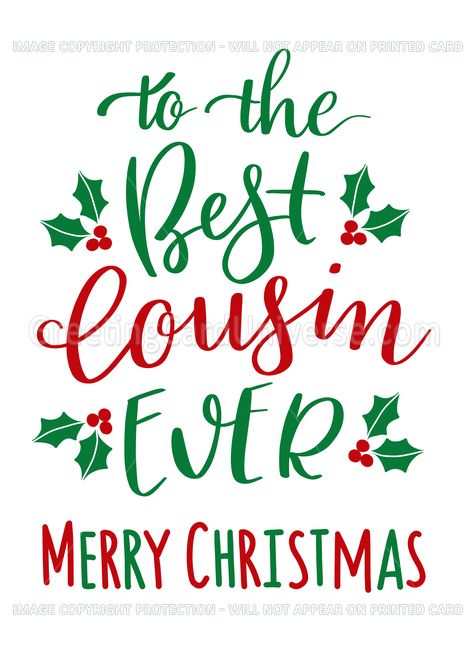 Best Cousin Ever, Merry Christmas card Merry Christmas Cousin, Merry Christmas Grandson, Best Cousin Ever, 40th Birthday Wishes, Winter Blessings, Best Cousin, Holiday Images, Merry Christmas Images, House Illustration