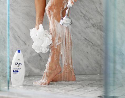 Dove in shower Sydne Style uses Dove deep moisture body wash for beauty blogger secrets Shower Gel Product Photography, Dove Deep Moisture, Reading A Magazine, Drinking More Water, Plane Rides, Travel And Work, Women's Diving, Dove Body Wash, Skincare Products Photography