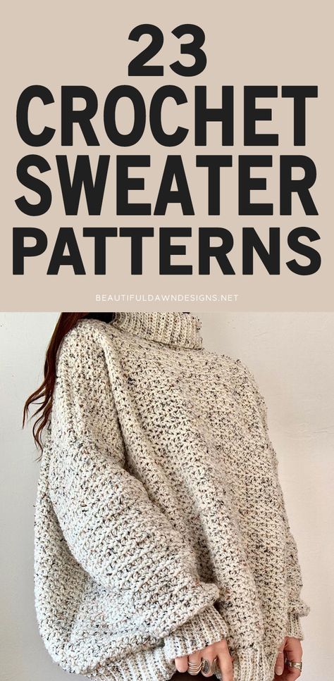 Crochet Cozy Sweater Pattern Free, Oversized Chunky Sweater Crochet Pattern, Crochet Block Sweater Pattern Free, Cozy Couch Sweater Crochet Pattern, Cold Weather Crochet Patterns, Cozy Sweater Crochet Pattern, Crochet Quarter Zip Pattern, Rectangle Sweater Crochet, Crochet Comfy Sweater Pattern Free