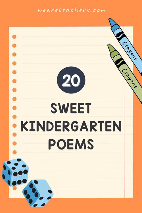 We've put together this list of kindergarten poems for kids that you can use to build reading skills or sing together as nursery rhymes! Kindergarten Poems Of The Week, Rhyming Songs For Kindergarten, Poems For Kindergarteners To Memorize, Kids Poems Short, Easy Poems For Kids, Poem On Education, Poetry Kindergarten, Poem With Rhyming Words, Simple Poems For Kids