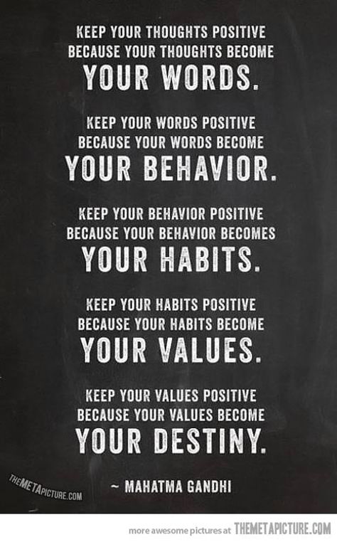 LOVE THIS it's not just about being a positive person, it's about our power to change our lifes, to guide them, if not in the exact direction we had planned, at least in a good one. The ability to choose the outcome of wether you'll be happy or not. This is one of my favorite quotes and deserves my personal comment on it (something I had never done while pinning) because it fills me with HOPE. Citation Gandhi, Gandhi Quotes, Quotable Quotes, Rumi, Positive Thoughts, The Words, Great Quotes, Positive Thinking, Inspirational Words