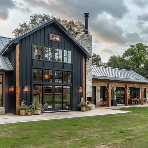 Barndominium Interior, Barn Homes Floor Plans, Barn House Design, Barndominium Plans, Barn Style House Plans, Dream Life House, Modern Barn House, Casa Exterior, Inspire Me Home Decor