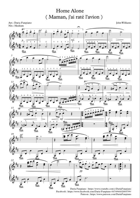 Beginner Violin Sheet Music, Somewhere In My Memory, Christmas Piano Sheet Music, Popular Piano Sheet Music, Classical Piano Music, Piano Songs Sheet Music, Piano Sheet Music Letters, Accordion Music, Violin Songs