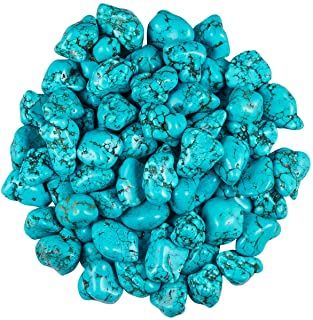 Amazon.com : turquoise stones Tourquise Stone, Reiki Jewelry, Natural Turquoise Stone, Indoor Fountain, Crystal Healing Stones, Meditation Stones, Garden Fountains, Turquoise Howlite, Turquoise Stones