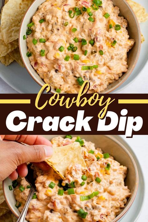 Cowboy Crackers Dip, Cowboy Dip Recipe, Western Food Ideas, Rodeo Food, Appetizers Superbowl, Cowboy Dip, Crockpot Dips, Slow Cooker Dip Recipes, American Appetizers