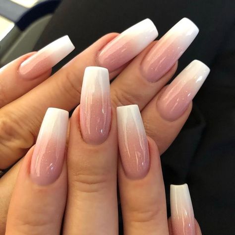 Stunning Nails Acrylic, Tammy Taylor Nails Acrylics, Hybrid Gel Nails Ideas, Hybrid Nails Ideas, Ombre Acrylic Nails With Design, Hybrid Gel Nails, Point Nails, Taylor Nails, Faded Nails