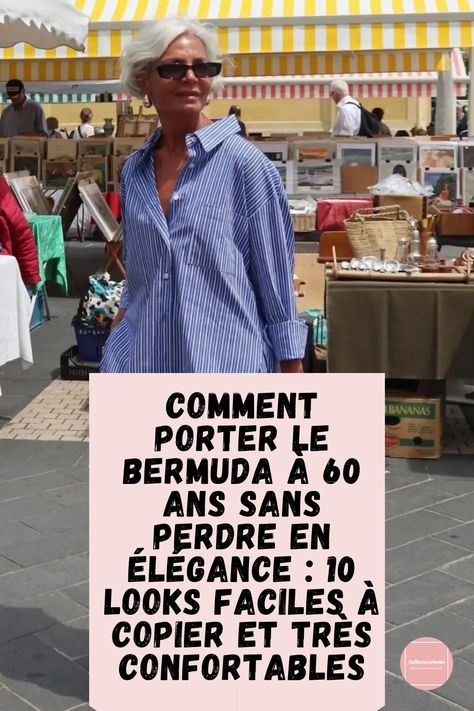 Redécouvrez le bermuda à 60 ans avec style ! Voici 10 looks confortables et faciles à adopter pour cet été 2024. Inspirés des influenceurs, ces ensembles prouvent que l'élégance ne connaît pas d'âge. Portez votre bermuda avec confiance, que ce soit pour des occasions décontractées ou plus chic.  #BermudaStyle #ÉléganceAprès60 #ModeÉté2024 #LooksConfortables Coin, Art