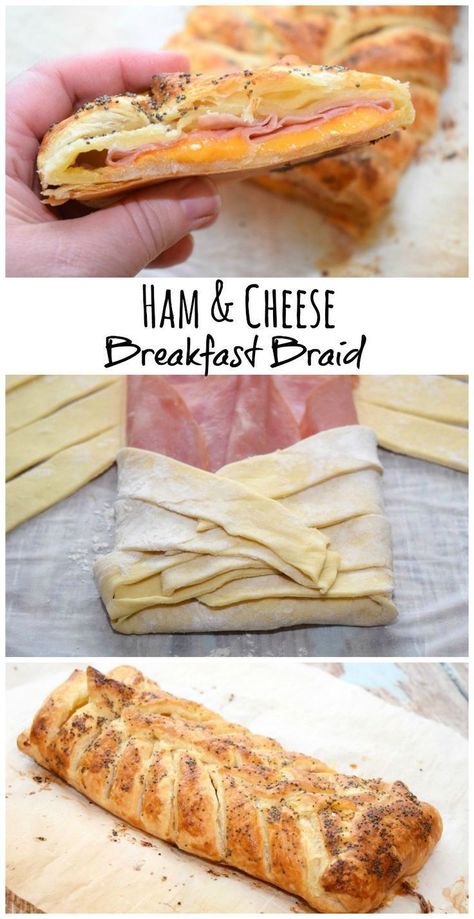 Get #BeyondTheSanwich w/this easy Ham and Cheese Breakfast Braid #ad @Walmart Appetizers Meat, Breakfast Braid, Ham And Cheese Breakfast, Keto Meat, Breakfast Cheese, Easy Ham, Cheese Breakfast, Meat Appetizers, Breakfast Bread