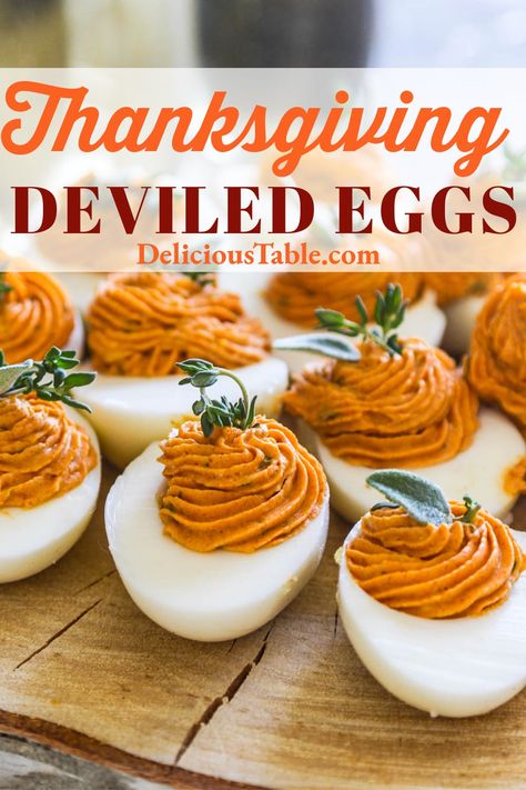 Thanksgiving Deviled Eggs, Devilled Eggs Recipe Best, Thanksgiving Appetizer, Thanksgiving Brunch, Thanksgiving Snacks, Thanksgiving Food Sides, Thanksgiving Appetizer Recipes, Best Thanksgiving Recipes, Thanksgiving Menu Ideas