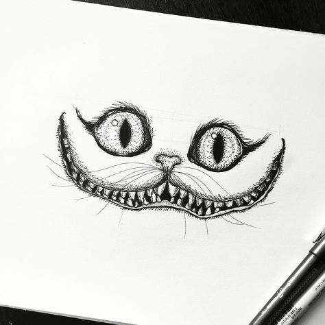 220+ Cheshire Cat Tattoo Designs (2023) Simple Small Meaningful Ideas Wonderland Sketches Drawings, Cheshire Cat Eyes And Smile, Drawing Of Alice In Wonderland, Alice In Wonderland Drawings Sketches, Cat From Alice In Wonderland Drawing, Alice Drawing Wonderland, Cheshire Cat Smile Drawing, Drawing Alice In Wonderland Sketches, Alice In Wonderland Cheshire Cat Drawing