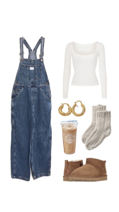 Fashion Fails, Overall Outfit, Overalls Outfit, Outfit Inspo Casual, Cute Everyday Outfits, Cute Simple Outfits, Really Cute Outfits, Celebrity Outfits, Outfit Inspo Fall