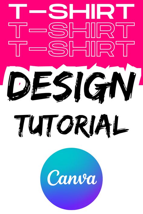 Learn how to create a custom t-shirt design in Canva. This easy-to-follow tutorial will show you how to use Canva's drag-and-drop tools to create a unique design that you can print on your own t-shirt or sell online. #tshirtdesign #canva . #Canva_Tshirt_Design_Ideas #Canva_Learning #Canva_Backgrounds #Canva_Tricks Canva Tshirt Design Ideas, Canva Learning, Canva Backgrounds, Canva Tricks, Canva Creations, Umgestaltete Shirts, Tshirt Printing Business, Design In Canva, Graphics Tutorial