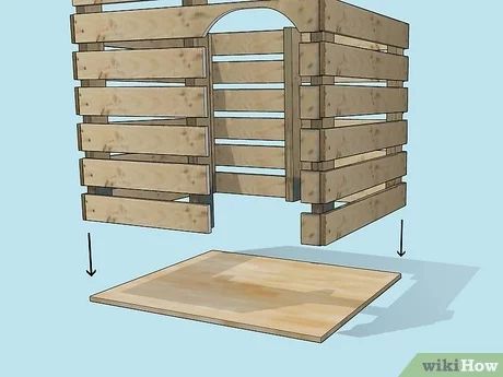 How to Build a Dog House Out of Pallets: Step-by-Step DIY Plan Dog Friendly Garage Ideas, Pet Shelter Ideas, Dog House Pallets Diy, Diy Outside Dog House, Dog House Out Of Pallets, Dog House Diy Plans, Dog House Diy Outdoor, Cheap Dog Houses, Building A Dog House