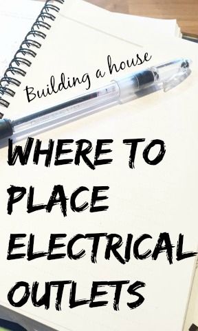 When building a home, there are so many tiny decisions to make - like where to put electrical outlets. This post includes tons of practical tips for placing outlets (including for decor, Christmas lights, and appliances). Electrical Ideas For New House Building, Where To Put Outlets In Bathroom, Best Windows For New Construction, Bathroom Outlets Placement, Where To Place Electrical Outlets, Where To Put Electrical Outlets, Floor Outlets Living Rooms, Cool Ideas When Building A House, Ideas For New House