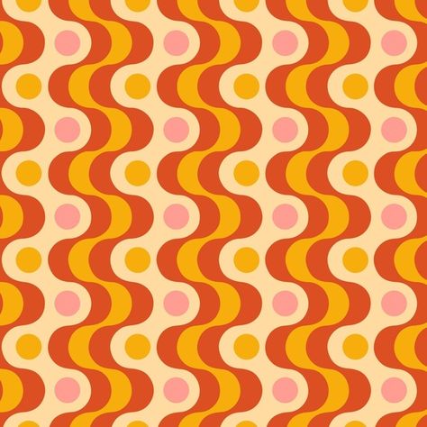 Groovy Pattern, 60s Patterns, Deco Retro, Motif Vintage, Pattern Images, Retro Wallpaper, Poster Retro, Pretty Patterns, 70s Retro