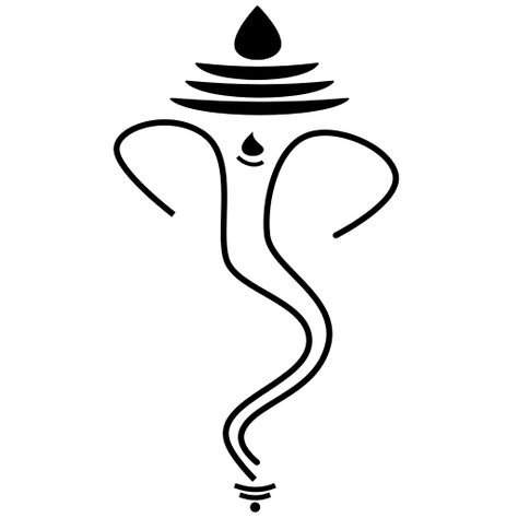 This Ganesha Icon is designed by Espreson Media, you can use it for your design purpose, just a credit to my work is required...Ask for SVG version. This #icon is #free. Ganpati Design Drawing, Simple Ganpati Drawing, Vinayagar Outline Image, Ganesha Black And White, Ganpati Vector Art, Ganpati Mandal Logo, Ganesh Clipart Black And White, Modern Ganesha, Ganesha Sketch