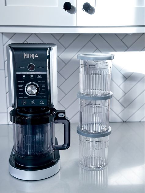 Ninja Creami Ice Cream Ninja Creami Machine, Ninja Appliance Products, Kitchen Machines Appliances, Cool Appliances, Ninja Kitchen Appliances, Ninja Creami Aesthetic, Ninja Appliance, Gift Registry Ideas, Ninja Ice Cream Maker