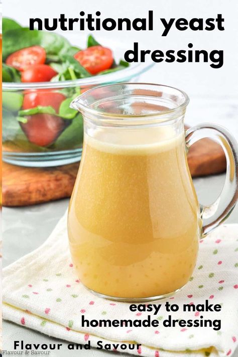 Nutritional Yeast Dressing Recipes, Nutritional Yeast Salad Dressing, Nutritional Yeast Salad Dressing Recipes, Salad Dressing Nutritional Yeast, Uses For Nutritional Yeast, Nutritional Yeast Dressing, Nutritional Yeast Uses, Peach Salad Dressing, Greek Yogurt Honey Mustard Dressing