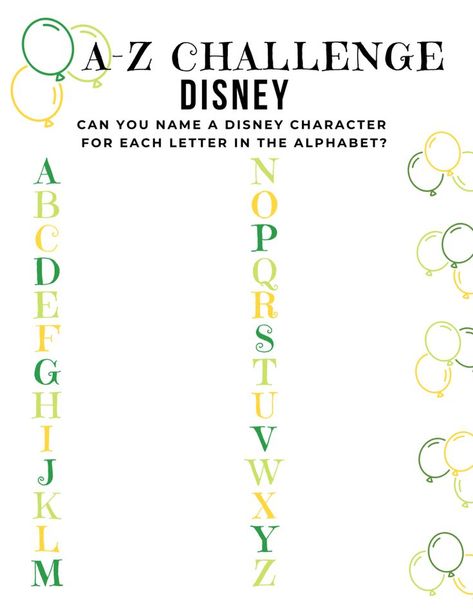 Play the Scattergories game using this free printable. Ideal for kids, the category game challenges those looking for activities for family isolation. This set includes Disney scattergories, travel categories and more. Each list can be printed at home. Disney Outdoor Games, Disney Learning Activities Free Printables, Disney Club Ideas, Disney Scattergories Lists, Disney Printables Free Activities, Disney Educational Activities, Disney Stem Activities For Kids, Disney Party Games For Adults, Disney Games For Kids Activities