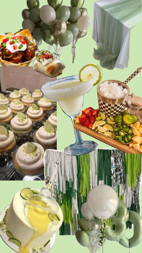 A mood board to send your friends for a Margarita themed birthday party! Margarita Birthday, Margarita Party, Birthday Aesthetic, 33rd Birthday, Cute Birthday Ideas, 24th Birthday, 23rd Birthday, Birthday Party 21, Themed Birthday Party