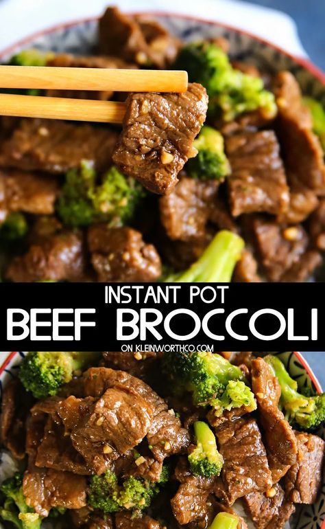 Want a quick & easy pressure cooker recipe that has dinner on the table in just 35 minutes? Check out this delicious Instant Pot Beef Broccoli! So good! Instant Pot Beef And Broccoli, Easy Beef And Broccoli, Easy Pressure Cooker Recipes, Pressure Cooker Recipe, Beef Broccoli, Healthy Videos, Stew Meat Recipes, Beef And Broccoli, Broccoli Recipe