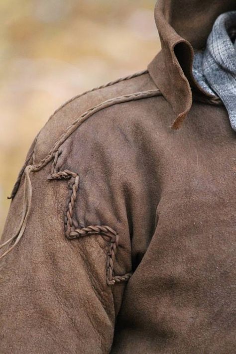 Braintan Buckskin Deerskin Coat - Braintan buckskin clothing by Night Flying Clothes on Etsy Oilskin Jacket, Buck Skin Clothing, Buckskin Jacket, Possibles Bag Mountain Man, Outdoorsy Men, Possibles Bag, Man Shed, Best Dressed Man, Leather Workshop