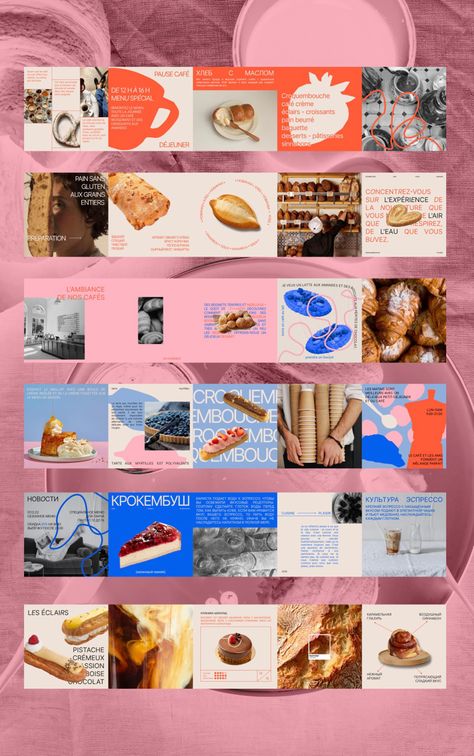 Graphic Design Carousel Post, Instagram Carasoul Post, Instagram Concept Design, Carousel Post Aesthetic, Bakery Feed Instagram Design, Bakery Social Media Post Design, Food Carousel Post, Seamless Instagram Post, Instagram Carasoul Design