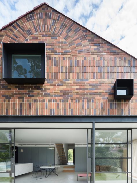 House In The City, 1930s Bungalow, Sydney House, Brick Detail, Studio Build, Roof Extension, Bungalow Renovation, Brick Architecture, Gable Roof