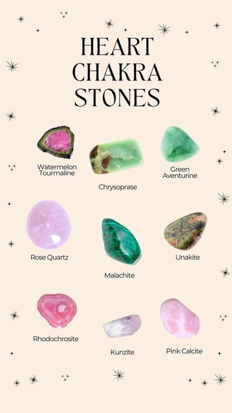 💖 Discover the power of heart chakra crystals! 💎 These 12 healing stones promote love, compassion, and emotional balance. From rose quartz to green aventurine, explore the best crystals to open and heal your heart center. #HeartChakra #CrystalsForHealing #LoveAndCompassion #EmotionalBalance #CrystalHealing #HealingStones #EnergyHealing #SpiritualWellness #ChakraCrystals #SelfLove #HealingJourney 💖 Crystals And Chakras, Heart Chakra Stones, Chakras And Crystals, Heart Chakra Crystals, Charka Meaning, Heart Chakra Aesthetic, Chakra Aesthetic, Heart Chakra Tattoo, Stones For Love