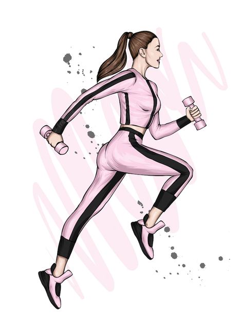 Sport Fashion Illustration, Sporty Fashion Illustration, Sports Wear Sketch, Fitness Illustration Woman, Sports Wear Illustration Sketch, Sports Wear Illustration, Sportswear Fashion Illustration, Active Wear Fashion Illustration, Sports Wear Fashion Illustration