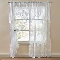 White Window, Curtain Rod, Window Curtain, A Romantic, Floral Lace, Curtains, Lace, Floral, White