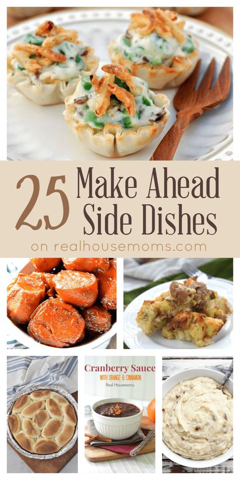 Make Ahead Sides, Make Ahead Side Dishes, Christmas Dinner Side Dishes, Thanksgiving Hosting, Christmas Dinner Sides, Batch Meals, Roasted Baby Carrots, Thanksgiving Foods, Christmas Side Dishes