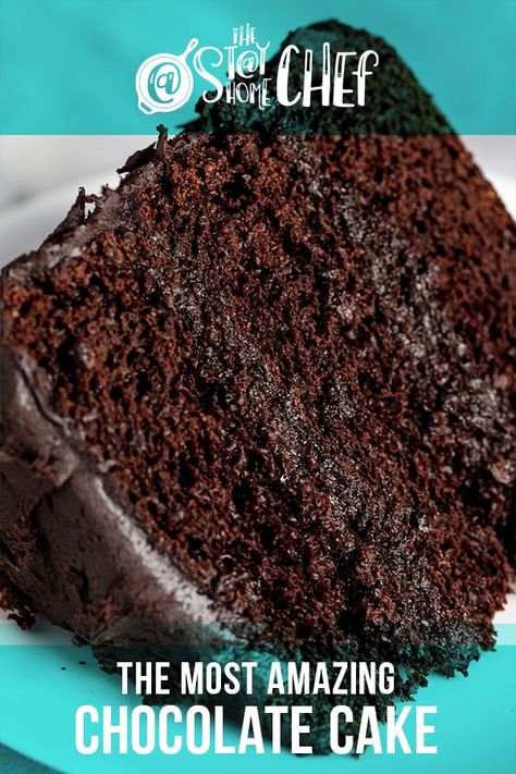 Chocolate Cake Martha Stewart, Best Homemade Cake Recipe, Bruce Bogtrotter, The Most Amazing Chocolate Cake, Most Amazing Chocolate Cake, Matilda Cake, Dark Chocolate Cake Recipes, Amazing Chocolate Cake, Buttermilk Chocolate Cake