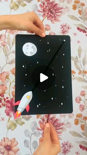 Cute Space Crafts, Kids Rocket Craft, Space Related Activities For Kids, Rocket Art For Kids, Flying Rocket Craft, Rocket Diy Kids, Space Crafts Kindergarten, Space Paper Craft, How To Make Rocket With Paper