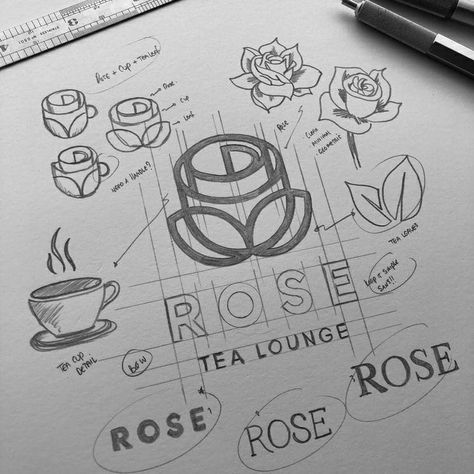 Designing Logos Ideas, Logo Design Ideas Graphics Business, Graphic Design Illustration Logo, How To Draw Logo Design, Logo Design Illustrators, Logo Sketches Process, Branding And Identity Design, Logo Sketch Design Ideas, Graphic Design Drawing Sketch