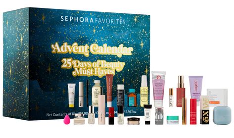 TELL ME MORE Sephora Favorites US advent calendar is filled with beauty must-haves, ranging from fragrance to skincare to makeup. There are 27 products inside in full-size and travel size, with brands such as Drunk Elephant, Laura Mercier and MILK Makeup. CONTENTS Anastasia Beverly Hills Brow Wiz in Medium Brown 0.001 oz/ 0.3 g beautyblender... The post Sephora US Favorites Advent Ca... Makeup Advent Calendar, Holiday Skin, Makeup Sephora, Sephora Favorites, Sephora Skin Care, Advent Calenders, Calendar 2023, Sephora Beauty, Beauty Advent Calendar