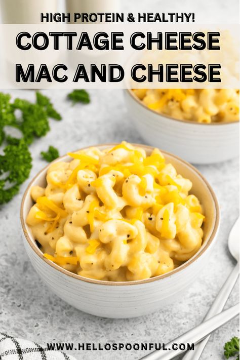 Cottage Cheese Mac and Cheese (High Protein) - Hello Spoonful