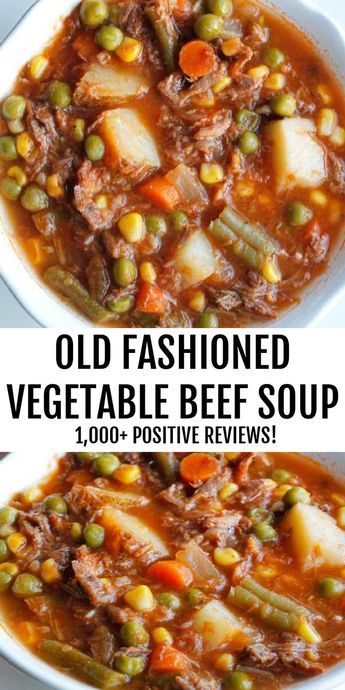 Beef Soup Crockpot, Old Fashioned Vegetable Beef Soup, Homemade Vegetable Beef Soup, Beef Soup Recipes, Homemade Soup Recipe, Vegetable Beef Soup, Crockpot Soup Recipes, Delicious Soup Recipes, Recipes Cake