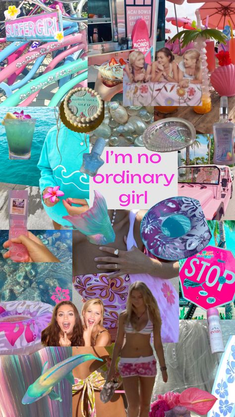 #mermaid #h20aesthetic #h2o #cleo No Ordinary Girl, Beach Room Decor, Beach Wall Collage, H2o Mermaids, Coconut Dream, Tropical Girl, Mako Mermaids, Cute Summer Wallpapers, Mermaid Fairy